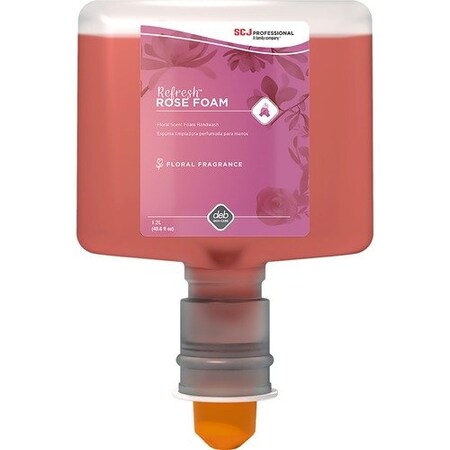Sc Johnson Handwash, Foam, Enchanted Rose, f/TF Ultra Disp, 1.2 L, Pink, 3PK SJNRFW120TF